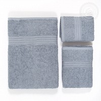 Уют полотенце махровое (серый)