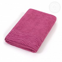 Модерн полотенце махровое (малиновый)