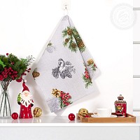 Полотенце кухонное из рогожки «Серебряный звон»