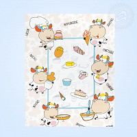 Набор полотенец из рогожки «Веселый молочник»