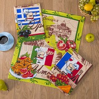 Комплект кухонных полотенец Путешествие