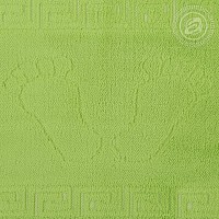 Полотенце НОЖКИ (на резиновой основе) зеленый