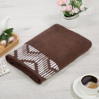 Бруно полотенце махровое (Россия) коричневый
