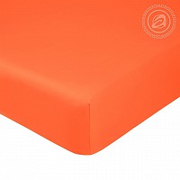 Простыня на резинке Оранжевый